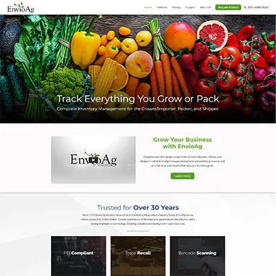 Envioag Website Image