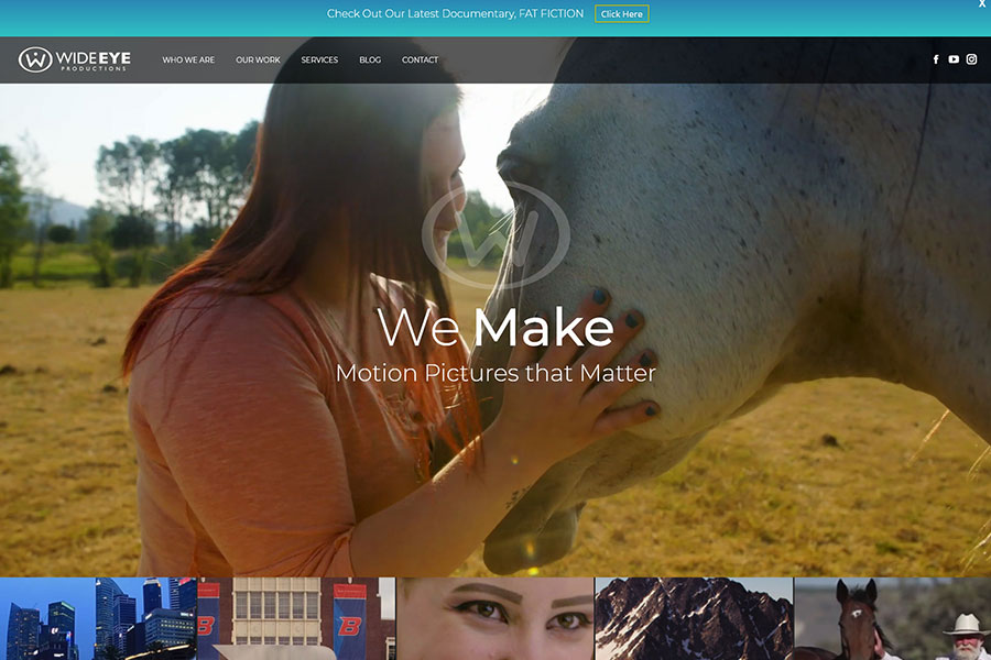 Wide Eye Productions website